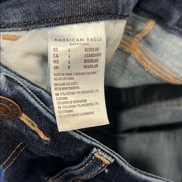 American Eagle Curvy Hi Rise Jeggings - Picture 4 of 5